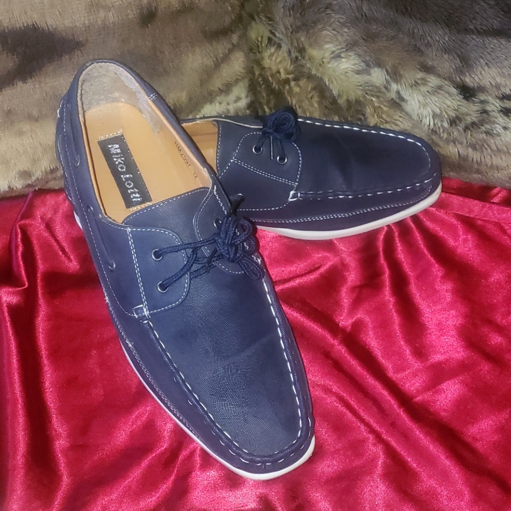 Men's Miko Lotti suede boat shoes size 12